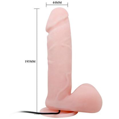BAILE - OLIVER REALISTIČNI DILDO Z VIBRACIJO