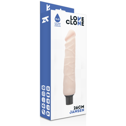 LOVECLONE - JANSEN SAMOMASAŽNI VIBRATOR 26 CM -O- 4,2 CM