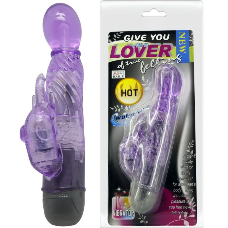 BAILE - DAJE VAM NEKE VRSTE LJUBIMEC VIBRATOR Z LILA ZAJCEM 10 NAČINOV