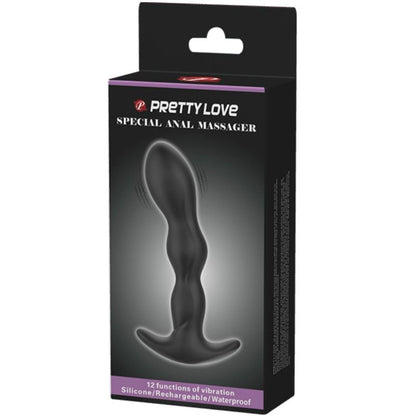 Analni vibrator Pretty Love - Yale, črna