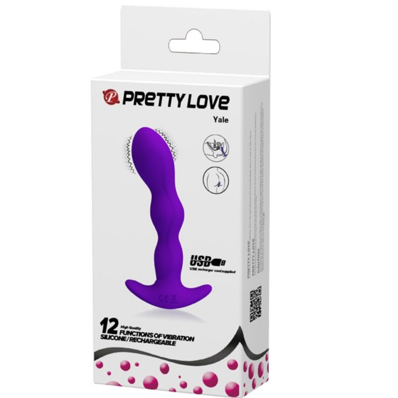 Analni vibrator Pretty Love - Yale, vijolična