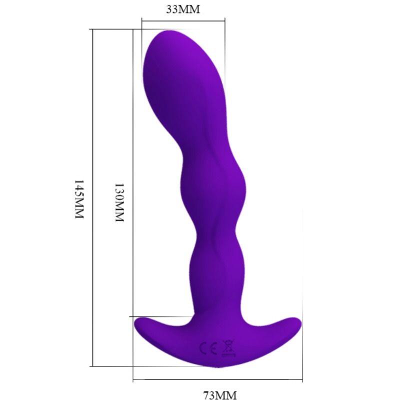 Analni vibrator Pretty Love - Yale, vijolična