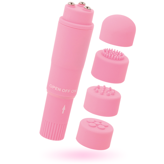 Manjši vibrator Glossy - Kurt, roza
