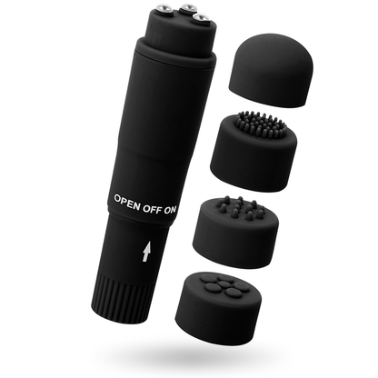 Manjši vibrator Glossy - Kurt, črna