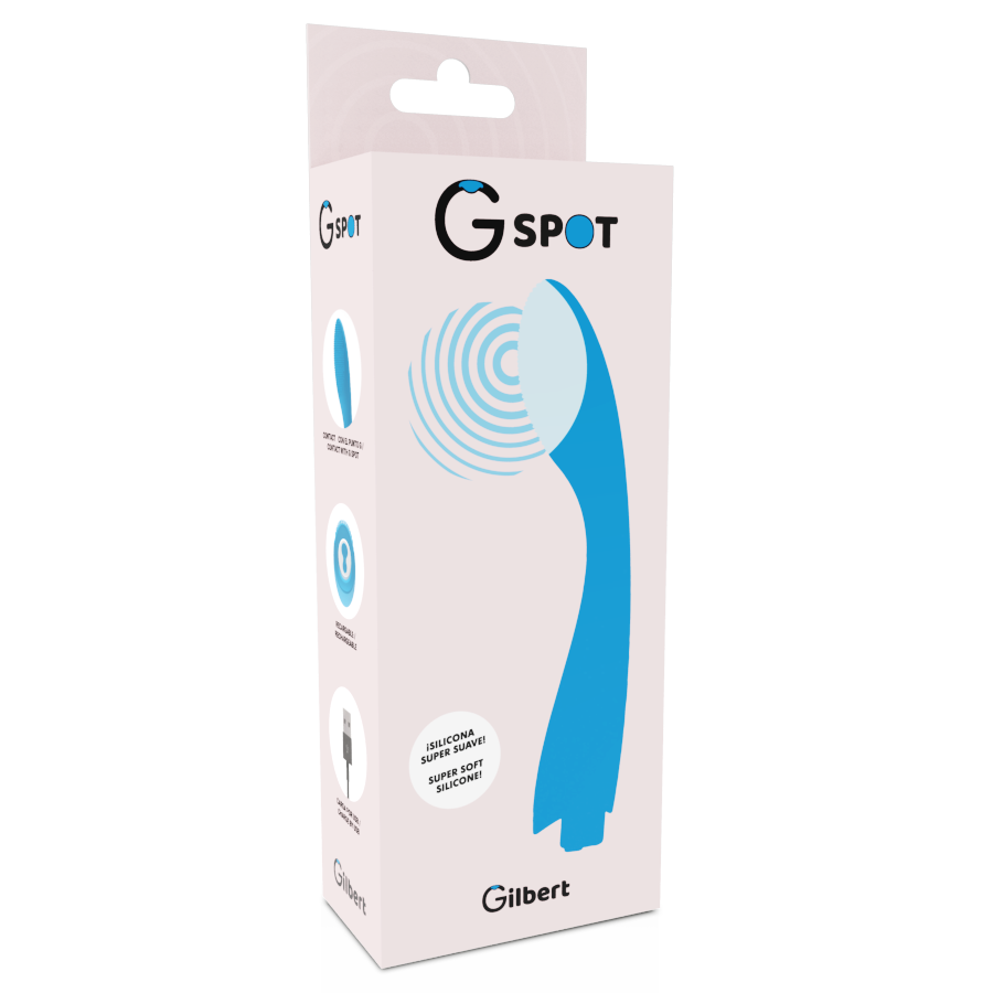 G-TOČKA - VIBRATOR GYLBERT TURKIZNO MODRA G-TOČKA