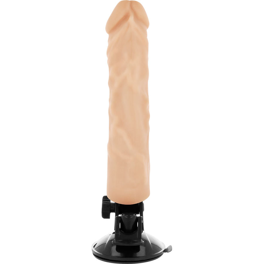 BASECOCK - REALISTIČNI VIBRATOR NA DALJINSKI UPRAVLJALNIK MESO 21 CM -O- 4 CM