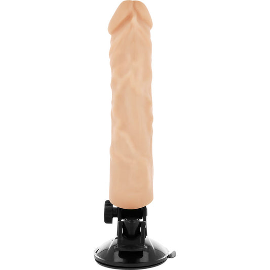BASECOCK - REALISTIČNI VIBRATOR NA DALJINSKI UPRAVLJALNIK MESO 21 CM -O- 4 CM