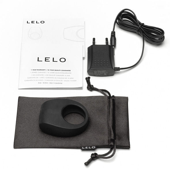 LELO - TOR II ČRNI VIBRACIJSKI OBROČ