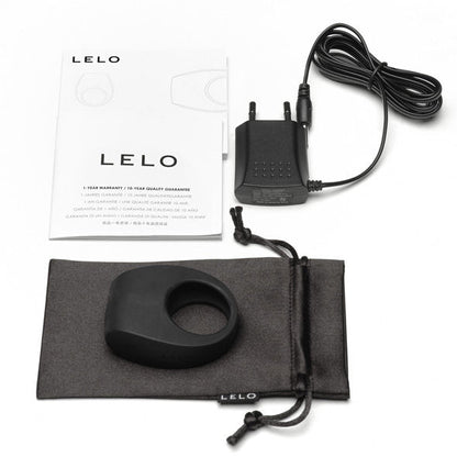 LELO - TOR II ČRNI VIBRACIJSKI OBROČ