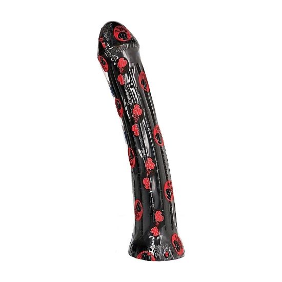Analni dildo All Black - Plug Dildo, 31 cm