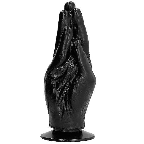 Analni dildo All Black - Dildo Fisting, 21 cm