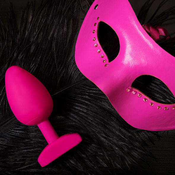 Vibracijski analni čep G-Vibe Gplus Bioskin, roza