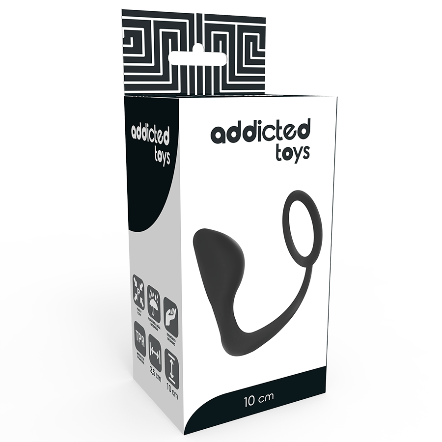 Analni čep z obročkom za penis Addicted Toys 6