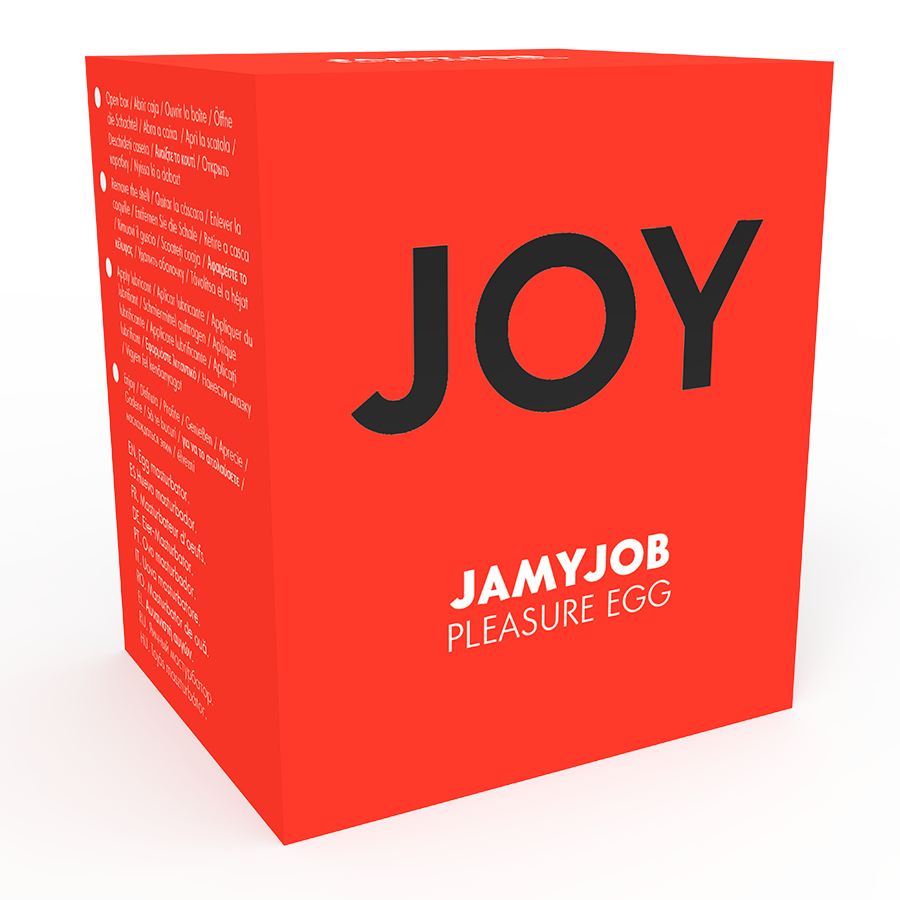JAMYJOB - JAJČNI MASTURBATOR RDEČA RAZLIČICA DISCRETT
