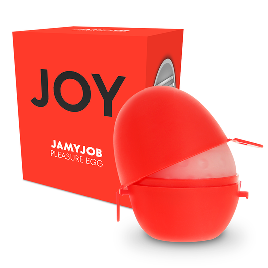 JAMYJOB - JAJČNI MASTURBATOR RDEČA RAZLIČICA DISCRETT