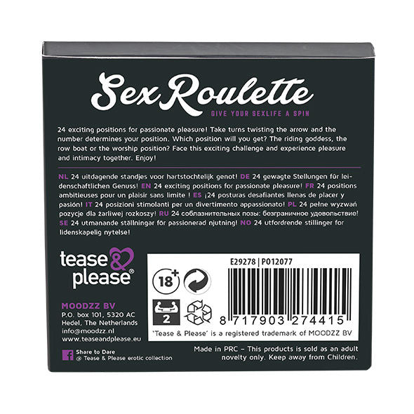 Igra Sex Roulette Kamasutra