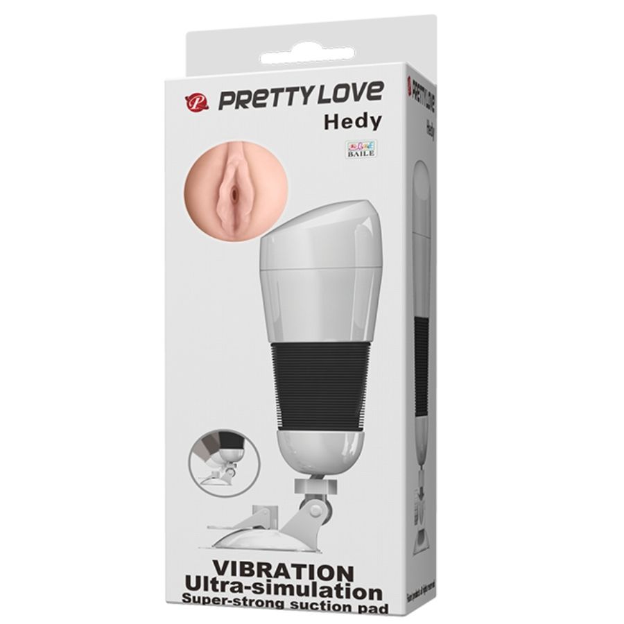 PRETTY LOVE - HEDY VAGINA MASTURBATOR Z VIBRACIJO