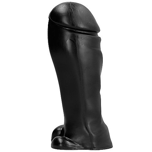 Analni dildo All Black - Broad Toe, 22 cm