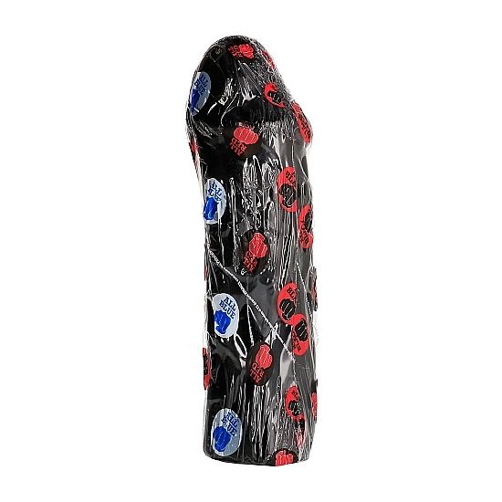Analni dildo brez mod All Black - Dong, 28 cm