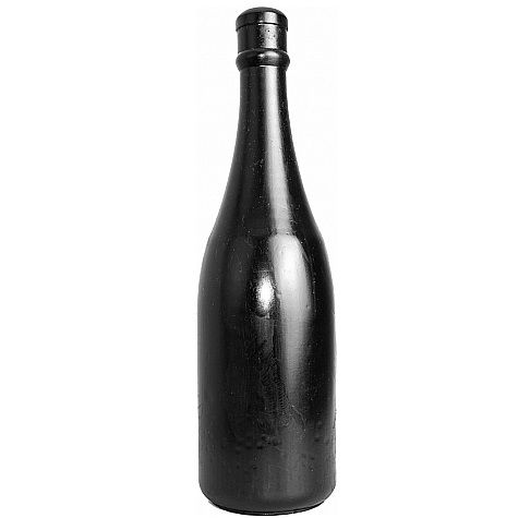Analni dildo All Black - Bottle, 34.5 cm