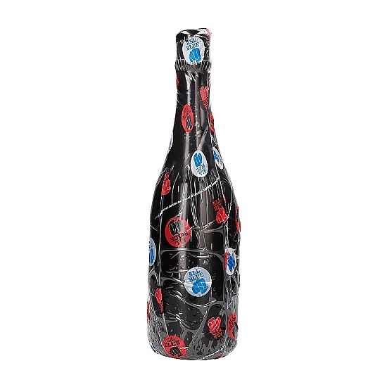 Analni dildo All Black - Bottle, 34.5 cm