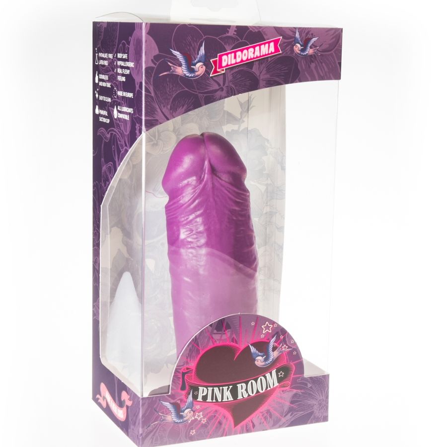 ROZA SOBA - DAEL REALISTIČNI DILDO VIJOLIČNA 18,5 CM