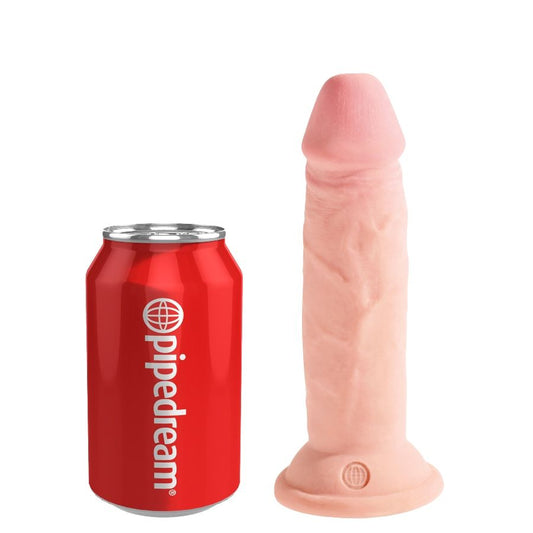 KING COCK - DILDO S TROJNO GOSTOTO 15 CM