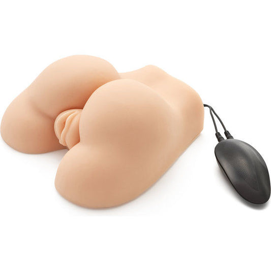 Vibracijski masturbator Act - Fat Ass Fucker, bež