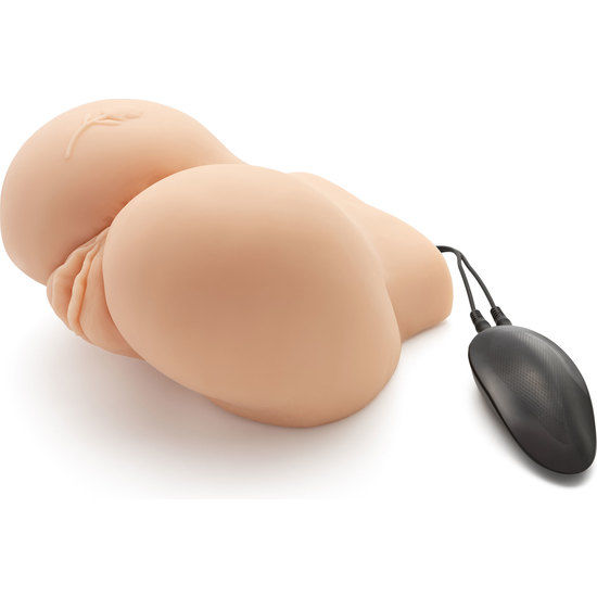 Vibracijski masturbator Act - Big Ass, bež