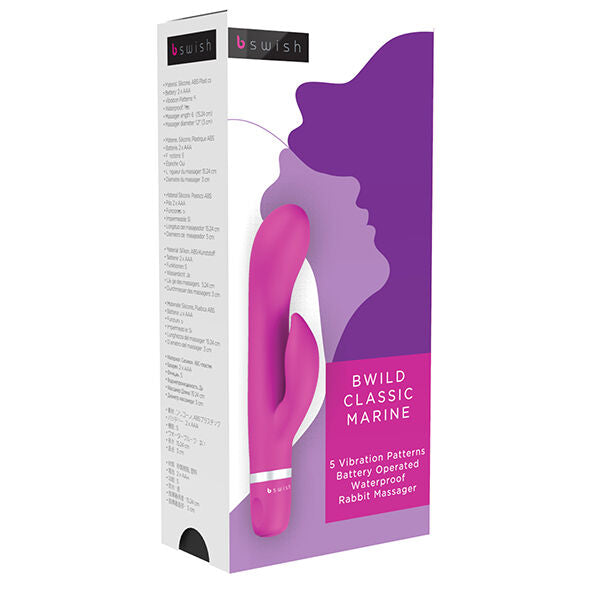 B SWISH - BWILD CLASSIC MORSKI ZAJČJI VIBRATOR CERISE