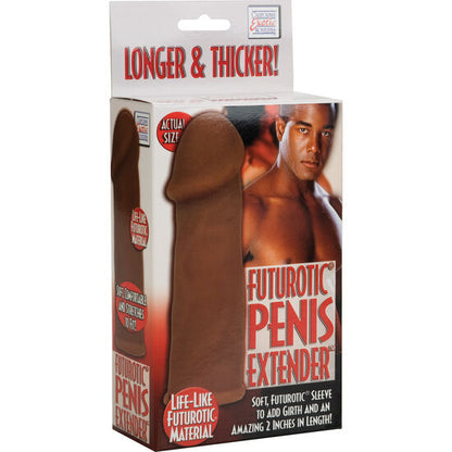CALEXOTICS - FUTUROTIC PENIS PODALJŠEK RJAVA
