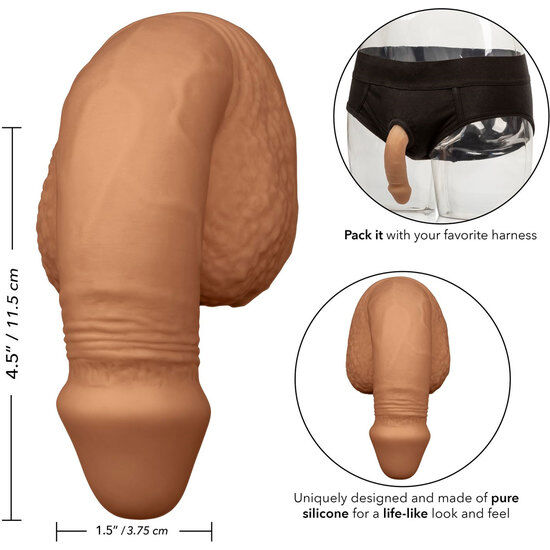 CALEXOTICS - SILIKONSKA EMBALAŽA ZA PENIS 12,75 CM KARAMELA