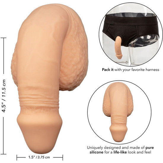 CALEXOTICS - SILIKONSKA EMBALAŽA ZA PENIS 12,75 CM MESO