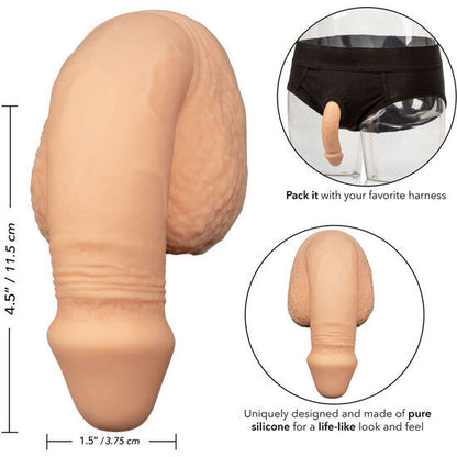 CALEXOTICS - SILIKONSKA EMBALAŽA ZA PENIS 12,75 CM MESO