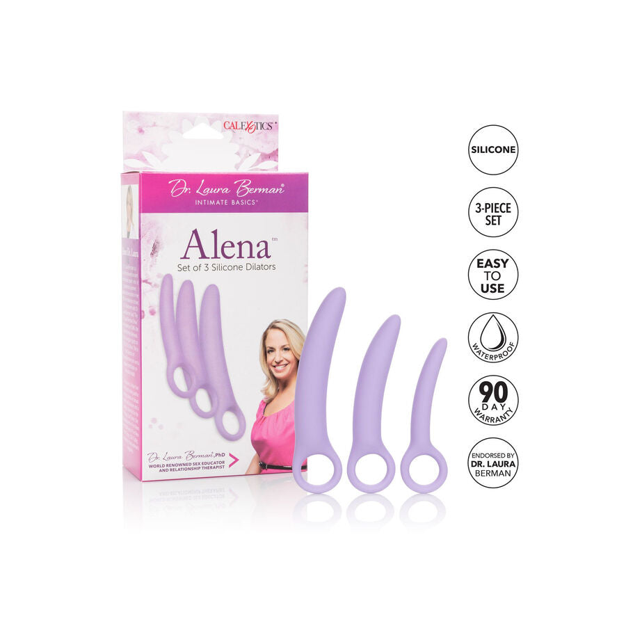 CALEXOTICS - DR LAURA BERMAN ALENA KOMPLET 3 SILIKONSKIH DILATATORJEV