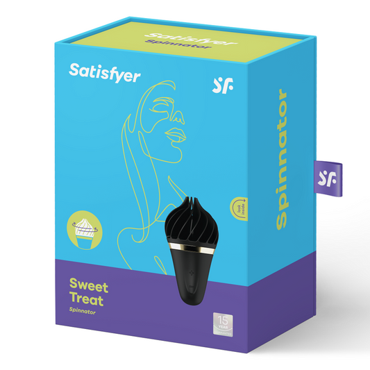 Stimulator klitorisa Satisfyer Sweet Treat, črna