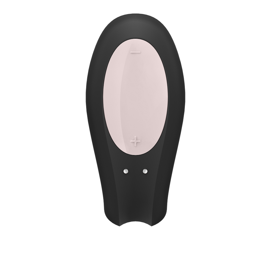 Vibrator za pare z aplikacijo Satisfyer - Double Joy, črna