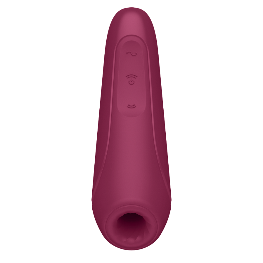 Stimulator klitorisa Satisfyer - Curvy 1+, bordo