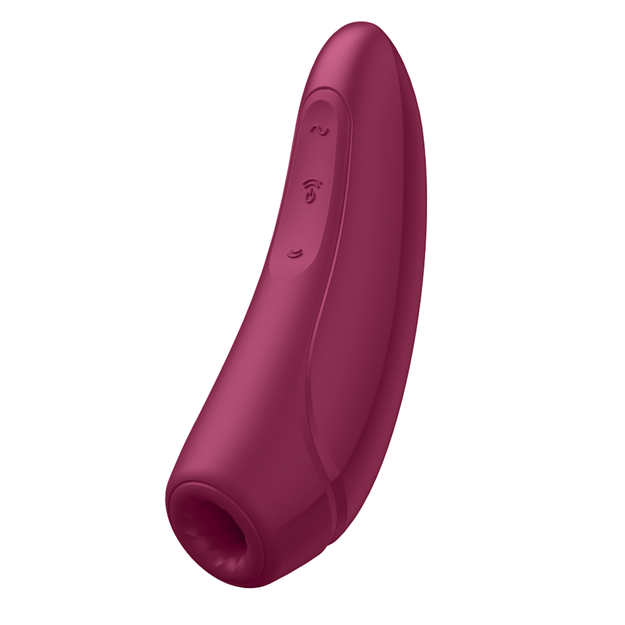 Stimulator klitorisa Satisfyer - Curvy 1+, bordo