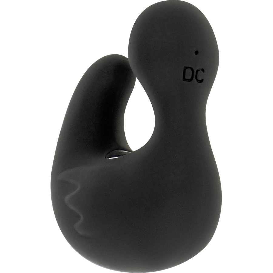 Naprstni vibrator Coverme Duckymania, črna