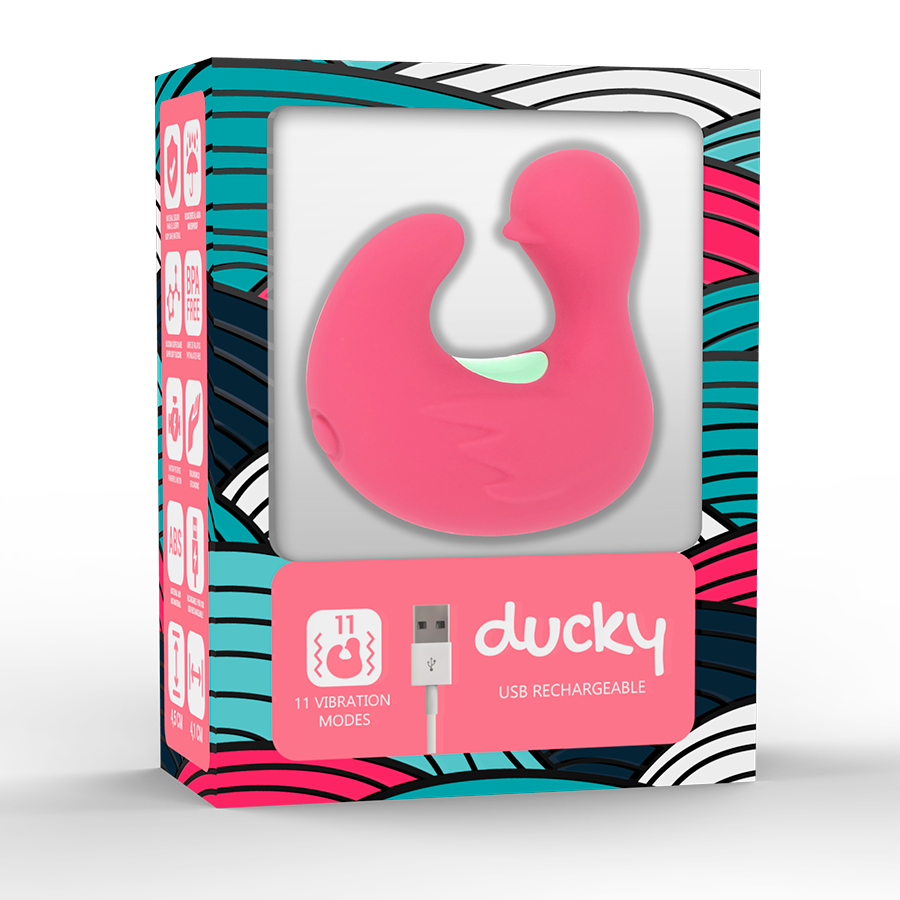 HAPPY LOKY - DUCKYMANIA POLNILNI SILIKONSKI STIMULATOR PRST