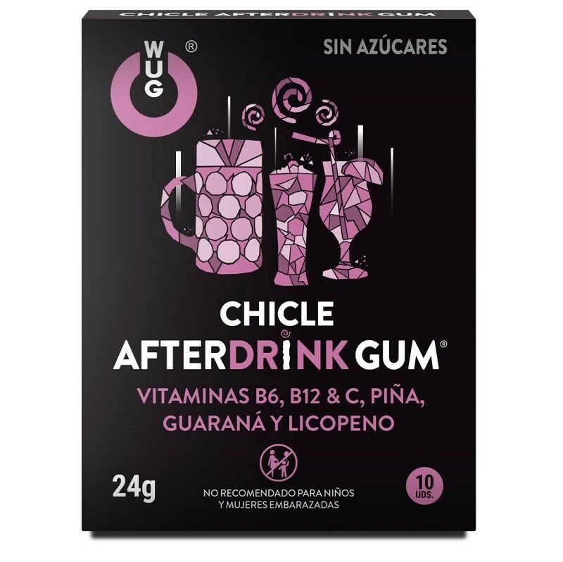 Čigumiji za hangover Wug Gum - After Drink, 10 kos