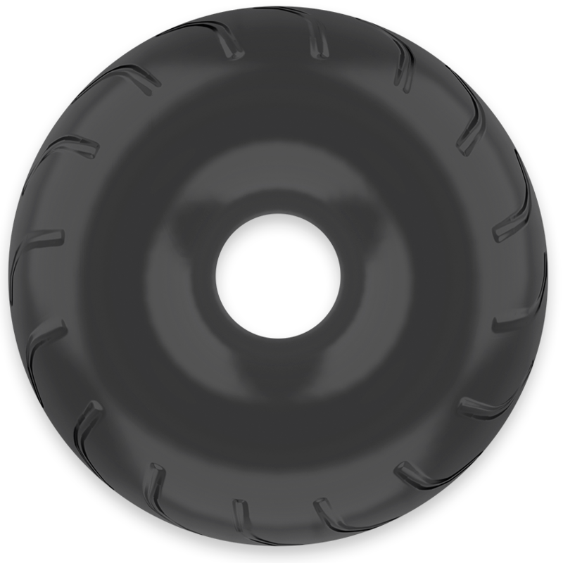 POWERING - SUPER FLEKSIBILEN IN ODPOREN OBROČ ZA PENIS 5CM PR08 BLACK