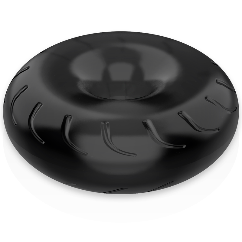 POWERING - SUPER FLEKSIBILEN IN ODPOREN OBROČ ZA PENIS 5CM PR08 BLACK