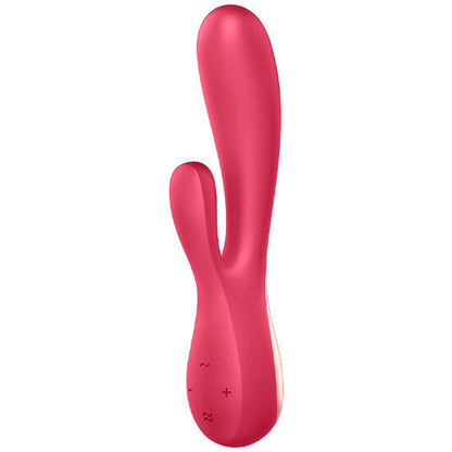 Zajčji vibrator Satisfyer - Mono Flex, rdeča