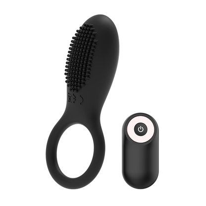COQUETTE CHIC DESIRE - OBROČEK ZA PENIS NA DALJINSKO UPRAVLJANJE Z MOŽNOSTJO POLNJENJA ČRNA/ZLATA