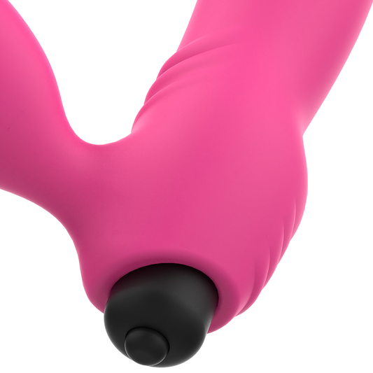 OHMAMA - BIX VIBRATOR Z DVOJNO STIMULACIJO XMAS EDITION ROZA