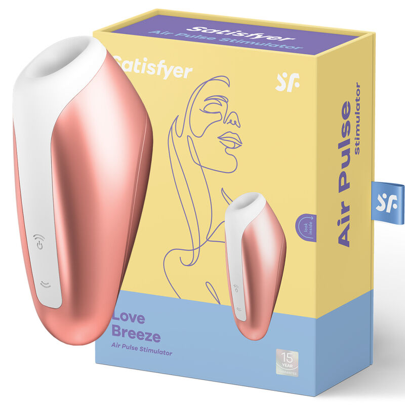 Stimulator klitorisa Satisfyer - Love Breeze, rdeča