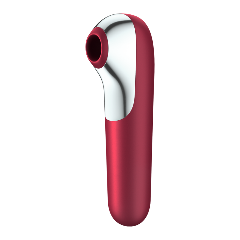 Stimulator klitorisa Satisfyer - Dual Love, rdeča
