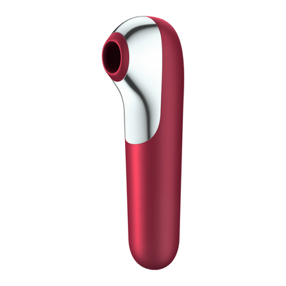 Stimulator klitorisa Satisfyer - Dual Love, rdeča